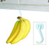 Gadjit Banana Hook (2 Pack) Hanger - Under Cabinet Hook to Hang Bananas. Folds Up Out of Sight When Not in Use. Mounting Adhesive Included. Preven...