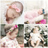 DRESHOW BQUBO Baby Girl Bows and Headbands Soft Nylon Hairbands Elastics Handmade Girls Flower Hair Accessories for Newborn Infant Toddlers Kids 1...