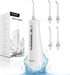 Water Flosser, 4 Modes Cordless Oral Irrigator, Portable and Rechargeable IPX7 Waterproof 110 Days Powerful Battery Life Water Dental Flossers for...