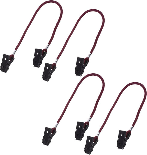 BCP 4pcs Hat Clip Cap Retainer for Fishing Outdoor Burgundy Color...