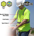 Radians unisex adult St11 Industrial Safety Shirt Short Sleeve, Safety Orange, 5X US...