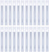 Pangda 24 Pack Folding Fans Round Paper Fans Assortment with Plastic Handle for Wedding Favor Party Bag Filler(White)...