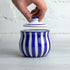 City to Cottage Ceramic Sugar Bowl with Lid, 10oz Sugar Contanier for Coffee Bar, Sugar Dispenser Bowl, Salt - Condiment Pot for Kitchen Counter, ...