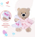 My OLi 9" Teddy Bears Cloth Bear Stuffed Animal Plush Toys Bear Dressed in Bathrobe with Soothing Towel “Get Well Soon” Sleeping Soft Toy Bedtime ...