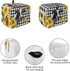 Toaster Cover 2 Slice Yellow Sunflower Cow Bread Toaster Oven Cover with Pockets Buffalo Check Black White Bakeware Protector Small Kitchen Applia...
