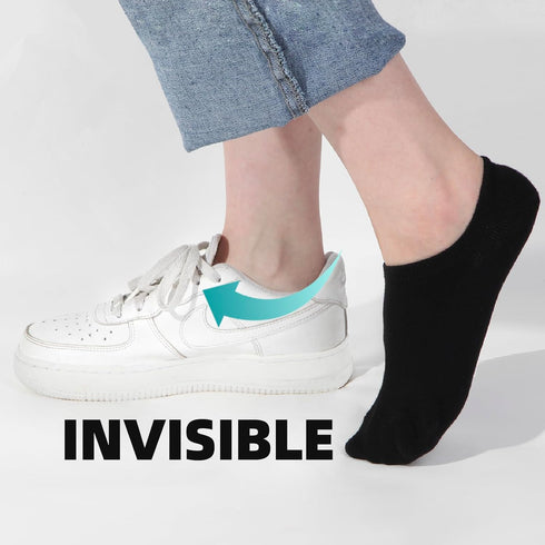 12 Pairs No Show Socks Men Women Cotton Socks Low Cut Socks No Show Socks Bulk Liner Socks...
