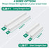 4" Width 1.35 Ft Short Straight Duct, Split Unit Line Cover Accessories for Ductless Mini Split Air Conditioners and Central AC...