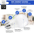 A19 LED Light Bulbs, 60 Watt Equivalent LED Bulbs, 6000K Cool White, 850LM, Non-Dimmable, E26 Base, 9W Bright White LED Bulbs, 4-Pack...