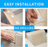 Non Slip Recliner Headrest Protector Washable Faux Leather Headrest Covers for Recliner Chair Waterproof Couch Headrest Covers for Sofa,Furniture,...