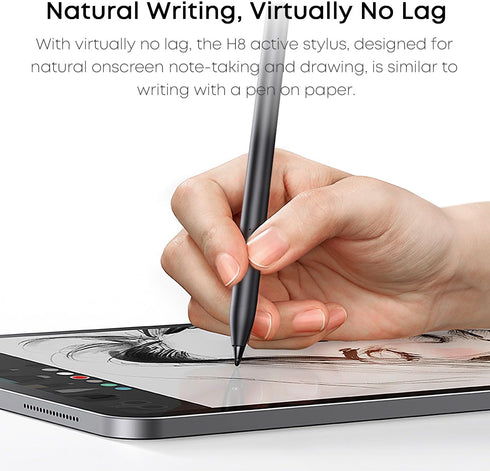 CHUWI H8 Stylus Pen for TouchScreens, Universal Stylus Pen, 90s Auto Sleep, Black Stylus Pencil for Hipad XPro, Hipad 11, FreeBook, MiniBook X(N10...