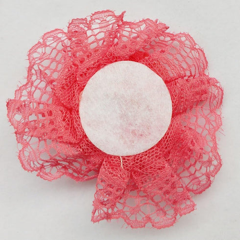 Chenkou Craft 20pcs Large Trim Chiffon Ribbon Bows Flowers Appliques Wedding 85MM (Flower(A0420))...