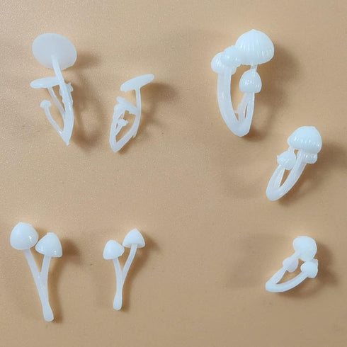 RONYOUNG 21PCS Plastic Handmade Mini Mushrooms, Resin Jewelry Making Supplies, DIY Craft Resin Filling Micro Landscape Small Mushroom...
