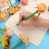 Flower Pens, 15 Pieces Valentine Artificial Rose Pens Mixed Floral Pens Gel Ink Pens Ballpoint Pen with for Birthday Party Wedding Mother Girlfrie...