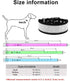 Rhinestone Dog Collar Soft Comfortable Stylish Dog Collar with Bright Reflective Stripe Adjustable Diamond Crystal Pet Collar for Small Medium and...