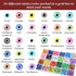 24 Style 800 pcs Evil Eye Beads for Jewelry Making, Evil Eye Charms with 1mm Hole...