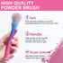 Oneleaf Standing Fish Scale Makeup Brushes Premium Synthetic Powder Blush Kabuki Foundation cosmetic Makeup 4 Pcs Brush Set-Colorful...