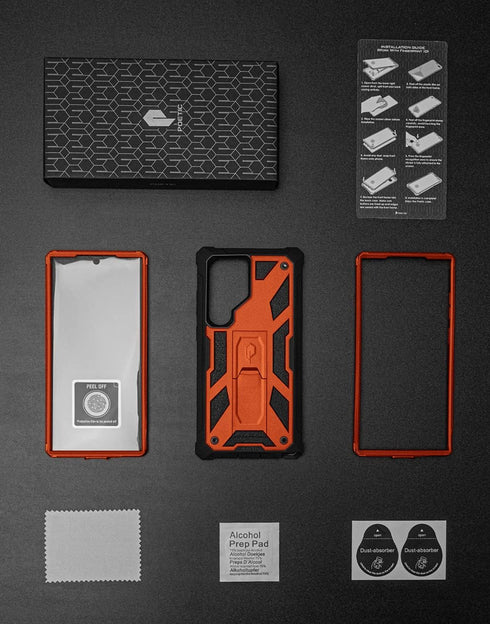 Poetic Spartan Case for Samsung Galaxy S23 Ultra 5G 6.8 inch, Built-in Screen Protector Work with Fingerprint ID, Full Body Rugged Shockproof Prot...
