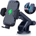Wireless Car Charger, WAITIEE 15W Fast QI Charging Cell Phone Automobile Chargers, Auto Clamping Inductive Air Vent Dashboard Car Mount for iPhone...