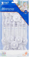 Perma Baby & Child Adhesive Safety Locks, 20 Count, Clear/White...