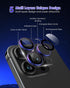 for iPhone 15 Pro/iPhone 15 Pro Max Camera Lens Protector, Clear Acrylic Plus Aluminium Alloy Ring 9H Tempered Glass Screen Camera Cover for iPhon...