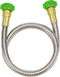 304 Stainless Steel 6ft Short Garden Hose with Female to Female Metal Connector, Flexible & Lightweight Water Hose (6ft)...