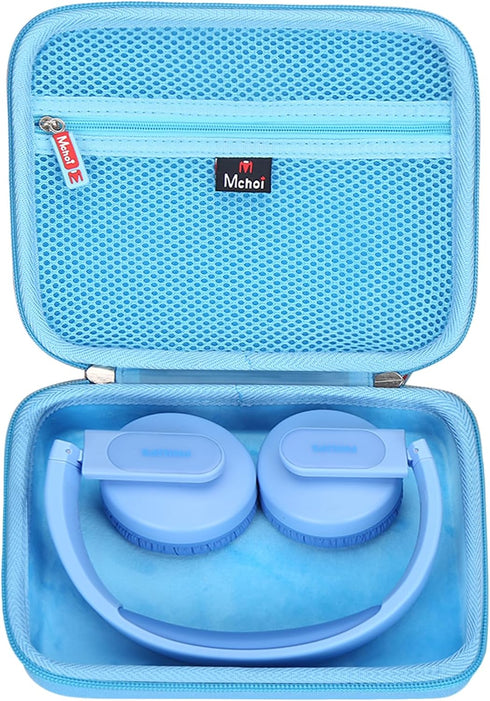 Mchoi Shockproof Carrying Case Suitable for Philips K4206 Kids Wireless On-Ear Headphones, Blue, Case Only...