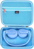 Mchoi Shockproof Carrying Case Suitable for Philips K4206 Kids Wireless On-Ear Headphones, Blue, Case Only...