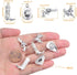 80pcs Antique Silver Western Cowboy Theme Charms Vintage Alloy Mixed Western Horse Boot Gun Pendants Charms for DIY Bracelet Necklace Earrings Jew...