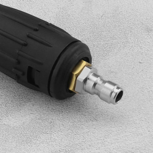 The Lord of the Tools Adjustable Pressure Washer Nozzle Tip 1/4 Inch Quick Connect Plug 3000 PSI 030 Pressure Washer Rotating Spray Turbo Nozzle...