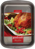 Goodcook 04048 Metal Utensil Nonstick Roast Pan, Easy Clean Dishwasher Safe, 11.5 Inch x 15.5, Silver...