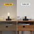 Licperron Table Lamp Base, E26 E27 Black Mini Desktop Night Stand Light without Shade, Small Short Metal Edison Bulb holder Desk Exposed Bulb Base...