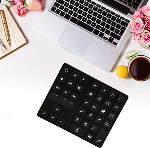 Cuifati Mini Keyboard for , Shortcut Drawing Keyboard 35 Keys, Graphics Tablet, Rechargeable Keyboard for for iOS for OS X...