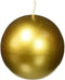 3 Inch Metallic Gold Ball Candles...