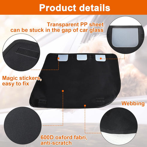 DogLemi 2 Pack Dog Car Door Protector, Car Door Covers for Dogs, Anti-Scratching Waterproof Vehicle Door Cover Guard 600D Oxford Durable for Pet T...