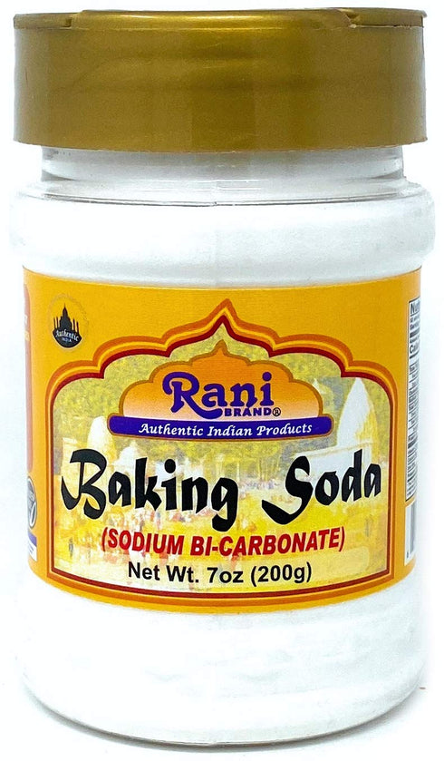 Rani Baking Soda (SODIUM BI-CARBONATE) 7oz (200g) PET Jar ~ Used for cooking, NON-GMO | Indian Origin | Gluten Friendly...