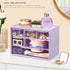 Desk Storage Organizer with 6 Mini Drawers, FODIENS Stackable Desktop Craft Drawer Cabinet, Clear Storage Box Caddy for Makeup Jewelry Office Craf...
