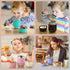 DaCool Insulated Lunch Container Insulated Food Jar 16 oz Stainless Steel Vacuum Bento Hot Lunch Box for Kids with Spoon Leak Proof Hot Cold Food ...