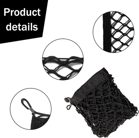 Amiss Cargo Net Stretchable. Adjustable Elastic Trunk Storage Net with Hook for SUVs, Cars and Trucks, Car Exterior Accessories (43.3x15.8 Inch)...