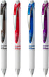 EnerGel Pearl Retractable Liquid Gel Pen, Needle Tip, 0.7mm, Medium Line, Assorted Ink, 8-Pk (BLN77WBP8M)...