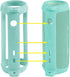 co2CREA Soft Silicone Case Replacement for JBL Flip 6 Portable Bluetooth Speaker (Teal Case)...