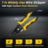 deli Wire Stripper Cutter Electrical Wire Stripping Tool for 10-22 AWG Cable...