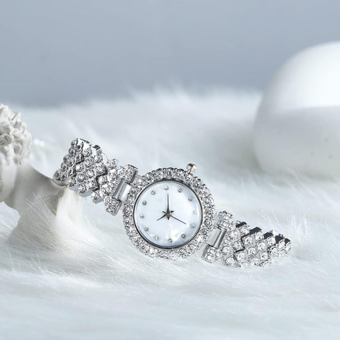 Clastyle Mother's Day Present Elegante Watch for Women Glitter Crystal Girls Bracelet Watch Gift for Mom...