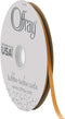 Offray 1/4" Wide Double Face Satin Ribbon, 100 Yards, Golden Ale Yellow...