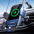 Wireless Car Charger, Phone Mount Holder Car Charger 15W Fast Charging Auto Clamping, Stick on The Dashboard for iPhone 15 14 13 12 11, Samsung Ga...