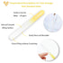 PAFASON Baby Round Tip Safety Manicure Nail Scissors and Baby Glass Nail File Set, Stainless Steel, Czech Float Glass, Ideal Shower Gift for Infan...