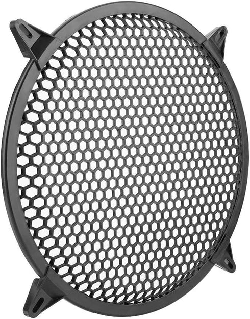 KIMISS SubWoofer Plastic Mesh Cover, Car Audio Cover Speaker Modification Cover,Car Speaker Grill 12 Guard 12inch (12 inch) (12 inch)......