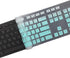 Keyboard Cover Skin for Dell KM636 KB216 KB216t KB216d KB216p Wired & Wireless Keyboard, Dell Optiplex 5250 3050 3240 5460 7450 7050, Dell Inspiro...