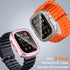 COOLQO 2 Pack Waterproof 2 in 1 Case Compatible for Apple Watch Ultra 2/Ultra 49mm, 9H Tempered Glass Screen Protector, Full Body Protective Cover...