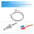 MECCANIXITY Thermocouple Temperature Sensor M6 Screw Temperature Probes J Type 6.6ft 0 to 750°C(32 to 1382°F)...
