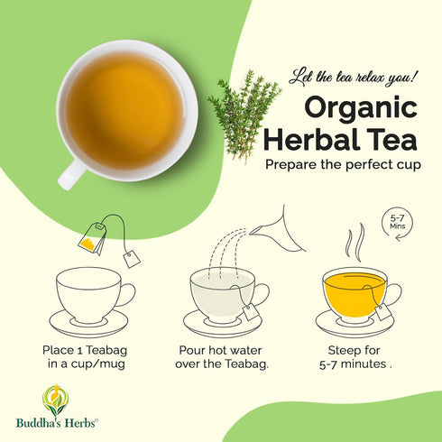 Organic Thyme Leaf Tea (Pack of 4, 88 Tea Bags) - Decaffeinated Healthy Tea for Digestive Support - Organic Herbal Tea Bags w/Natural Ingredients ...